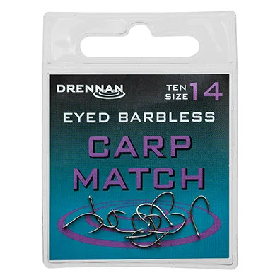 Drennan - Haken Eyed Barbless Carp Match - Drennan 3 Drennan - Haken Eyed Barbless Carp Match - Drennan