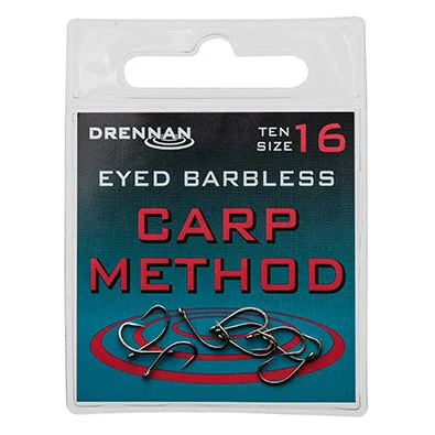 Drennan - Haken Eyed Barbless Carp Method - Drennan 3 Drennan - Haken Eyed Barbless Carp Method - Drennan