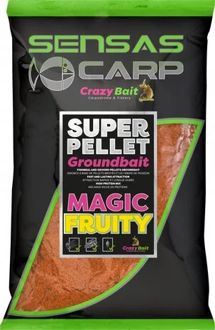 Sensas - Voeder Magic Super Pellet Groundbait Fruity - Sensas 3 Sensas - Voeder Magic Super Pellet Groundbait Fruity - Sensas