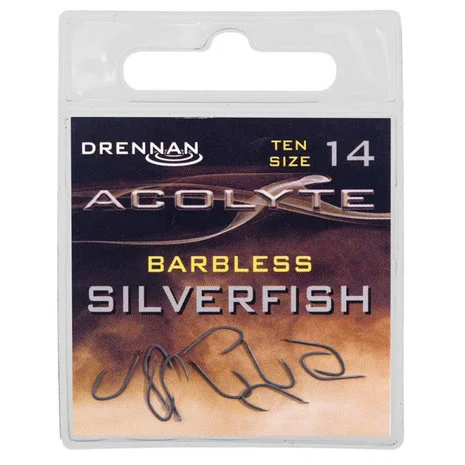 Drennan - Haken Acolyte Barbless Silverfish - Drennan 3 Drennan - Haken Acolyte Barbless Silverfish - Drennan