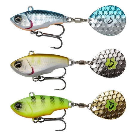 Savage Gear - Kunstaas Fat Tail Spin 5,5cm / 9gr - Savage Gear 3 Savage Gear - Kunstaas Fat Tail Spin 5,5cm / 9gr - Savage Gear