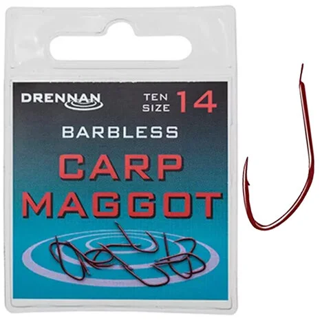 Drennan - Haken Carp Maggot Barbless - Drennan 3 Drennan - Haken Carp Maggot Barbless - Drennan